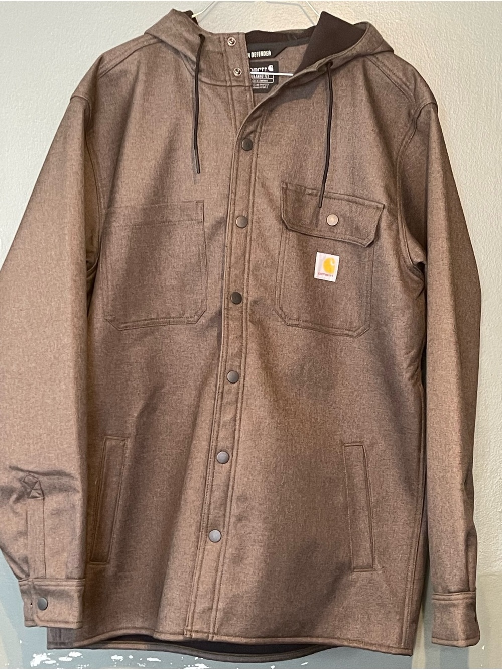 Carhartt Hooded Work Jacket - Brown